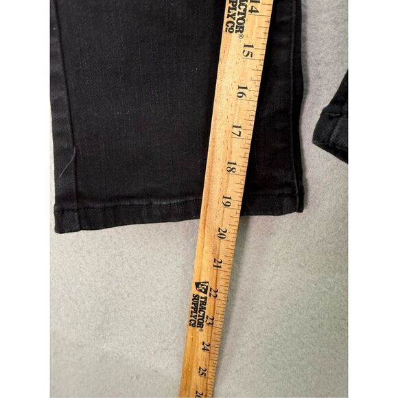 Judy Blue Womens Black Mid Rise Stretch Denim Capri Fit Jeans Size 13/31 - Picture 6 of 6